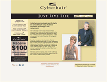 Tablet Screenshot of cyberhair1.com